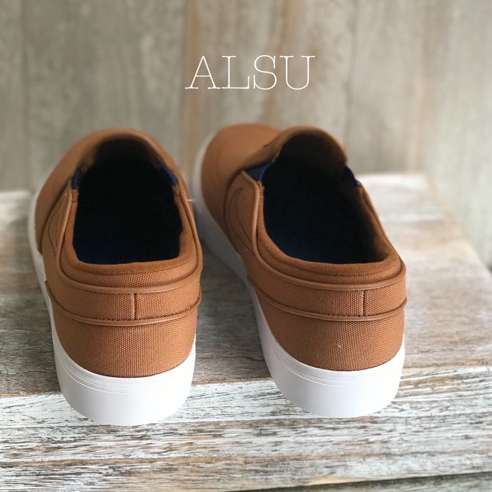 Nike Zoom Stefan Janoski Slip LT British Tan Men’s - Picture 2 of 8